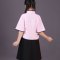 六一儿童服装五四青年装学生装幼儿园毕业朗诵运动会演出女宝宝学生装裙子套装可爱小清新 160cm 粉红色粉色上衣+短裙