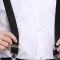 六一儿童男女童蓬蓬背带裤演出服中小学生幼儿园大合唱表演男孩子帅气洋气夏季套装 110cm 男款短黄上衣+白裤+黑色结