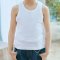 儿童背心马甲男女童吊带打底工字背心夏季薄款夏季男女宝宝薄款素色黑白简约小清新背心 160cm 黑色