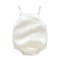 女婴儿连体衣服夏季宝宝夏装男新生儿套装3个月吊带背心包屁衣夏季简约小清新夏季薄款内衣 90cm 黄色吊带式哈衣