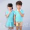 幼儿园小朋友夏装男女童儿童套装短袖夏季中小学演出服通用婴童套装简约小清新小孩套装 160cm(160码建议身高140-145) 女粉08
