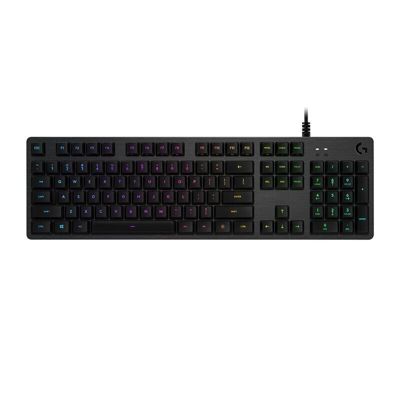 罗技(Logitech) G512 CARBON RGB 机械游戏键盘（GX-Blue C）(920-008948)