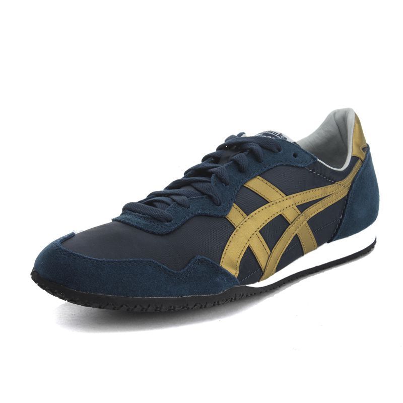 【自营】ASICS中性休闲鞋运动休闲Serrano鞋子D109L-5094 D109L-5094深蓝色+金色 39码