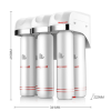 霍尼韦尔（Honeywell）净水器 家用直饮厨房 5级过滤 无桶 反渗透 HR0-400 2年套装（含机器+PP1,C