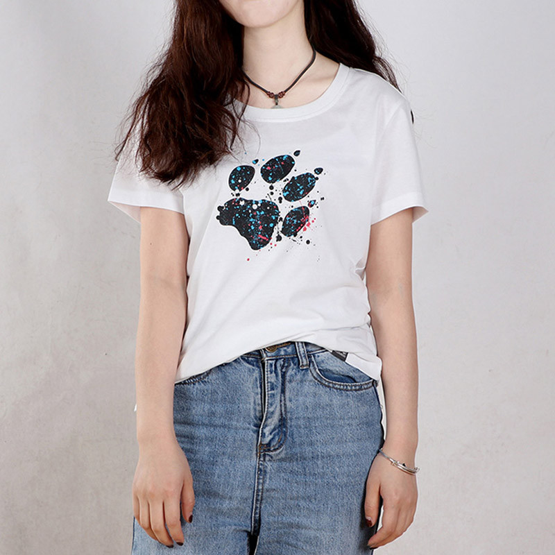 Jack Wolfskin/狼爪 女子短袖 2018新款 运动圆领户外宽松T恤5818401 M(170/92A) 5818401-5018