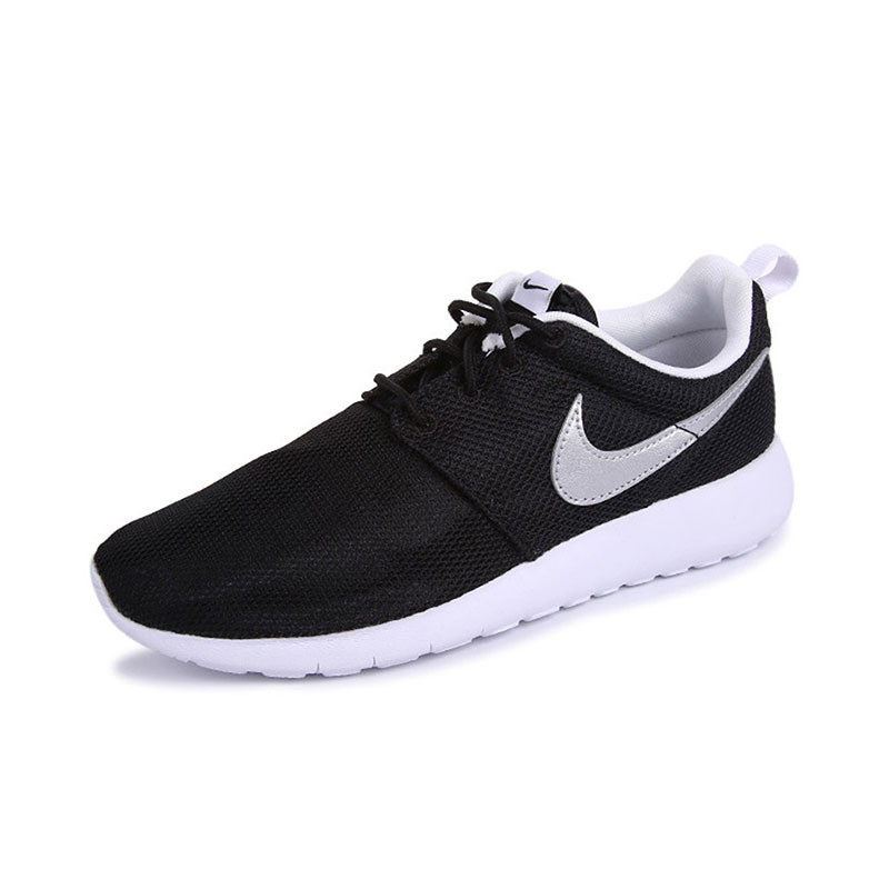 【自营】耐克NIKE秋冬款 童鞋 男大童ROSHERUN系列休闲鞋599728-021 599728-021黑+金属银+白 37.5码/适合脚长230mm