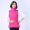千仞岗2018春季新品显瘦轻薄羽绒服马甲女立领短款内搭羽绒229002 170/L 102靓丽玫