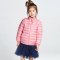 千仞岗2018秋冬新品童装羽绒服短款立领男女童大童韩版童装219801 100cm 樱花粉88101