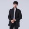 千仞岗2018春季新品轻薄羽绒服男装商务立领中长款羽绒服219522 190/4XL 魔力黑88005