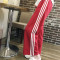 韩版ulzzang原宿风学生三条杠运动裤女bf宽松休闲长裤阔腿裤夏潮_2_7 S 312#
