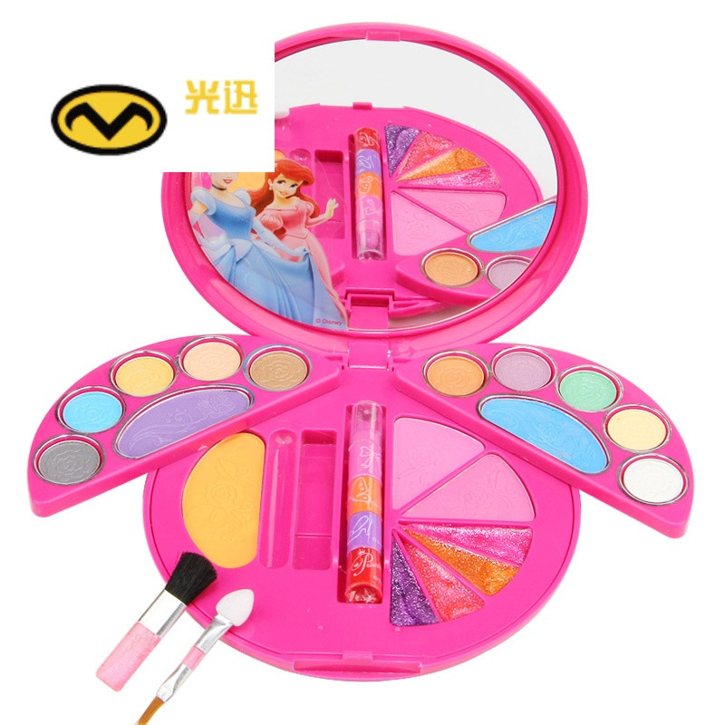 光迅儿童化妆品公主彩妆盒套装女孩玩具眼影安全无毒不伤皮肤_1