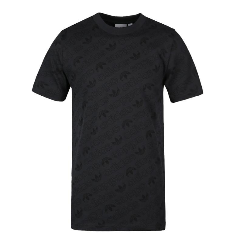 adidasOriginals阿迪三叶草2018男子AOPTee短袖T恤CE1556 M 黑