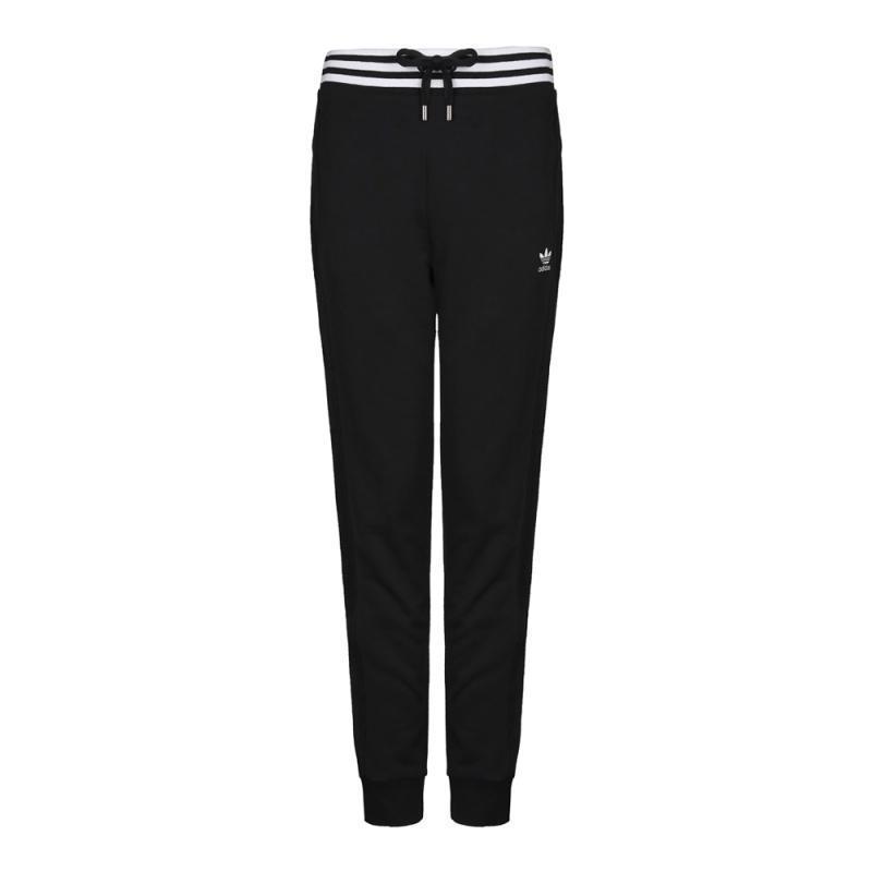 adidas阿迪三叶草2018女子REGPANTCUF针织长裤CZ8334_1 36码 黑