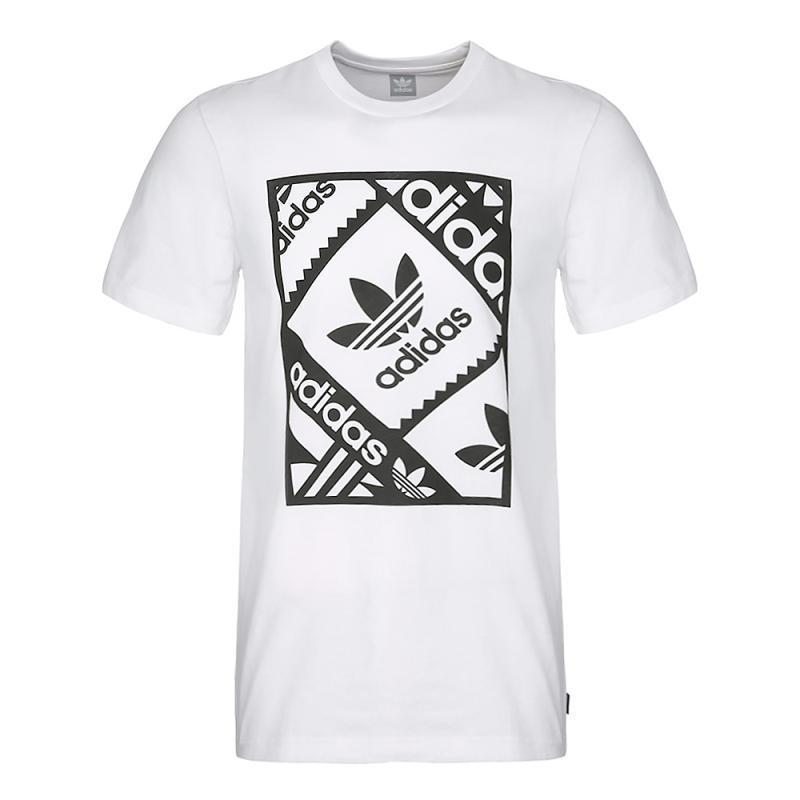 adidasOriginals阿迪三叶草2018男子STAMPTEE短袖T恤CW236_1 S 白