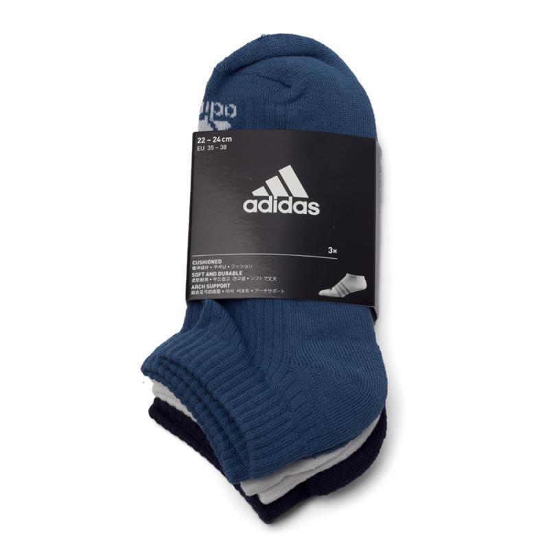 adidas阿迪达斯2017年新款中性袜子(3双)S99908_2 藏青色 3942码