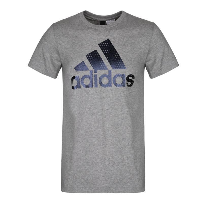 adidas阿迪达斯2018男子BOSFOIL圆领短T恤CV4506_1 XS 灰