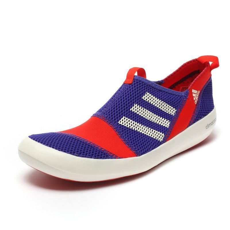 adidas阿迪达斯2018男子climacoolBOATSL徒步越野户外鞋AQ023_2_1 夜闪紫/石膏白/深橙黄 38码