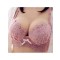南极人(NanJiren)女士文胸内衣聚拢调整型刺绣性感文胸加厚女收副乳蕾丝内衣 NJR-YH-玫瑰情人 34/75AB通杯 NJR-YH-玫瑰情人裸粉色