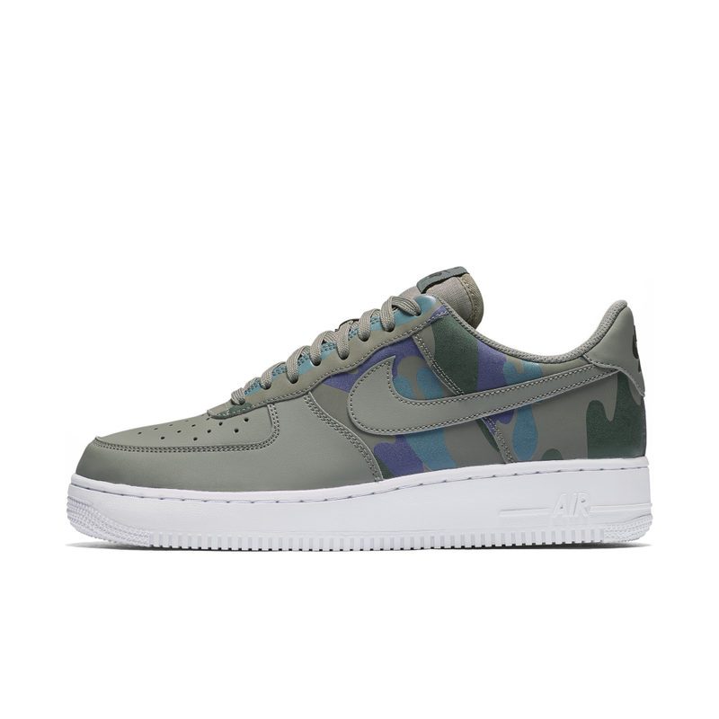 NIKE耐克2018夏季新款男鞋空军一号迷彩休闲鞋板鞋-823511-008 泥灰/泥灰/乌紫/复古绿/冰翡翠绿/黑 43