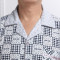 中老年人睡衣男春秋季开衫长袖棉质加大加肥男士爸爸休闲家居服 春秋天针织棉中年老年人公公居家服套装7606 2XL码 3号款