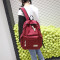韩版双肩包男女中学生书包时尚简约大容量学院风休闲电脑旅行背包_1 黑色款四