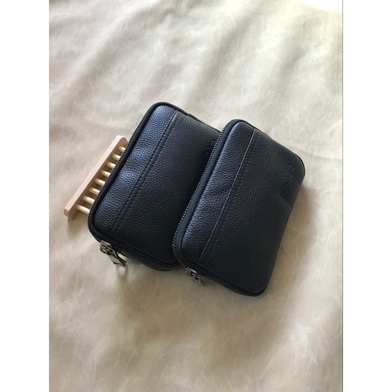 男士穿皮带手机包腰包迷你真牛皮小包男包钥匙男袋休闲零钱手拿包_5 默认颜色