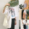 女生单肩包女韩版新款学生大包原宿帆布包百搭帆布日韩单肩 桔粉敞口款有内衬棉麻材质