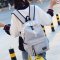 书包女韩版原宿ulzzang高中学生背包百搭校园时尚潮流双肩包男士_22 蓝色
