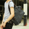 韩版潮流单肩包男士斜挎包帆布手提包男休闲复古包学生背包旅行包_15 卡其军色