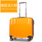 袋鼠万向轮拉杆箱PC登机箱14寸寸旅行箱男女行李箱玫瑰金防刮 18寸 镜面橙色