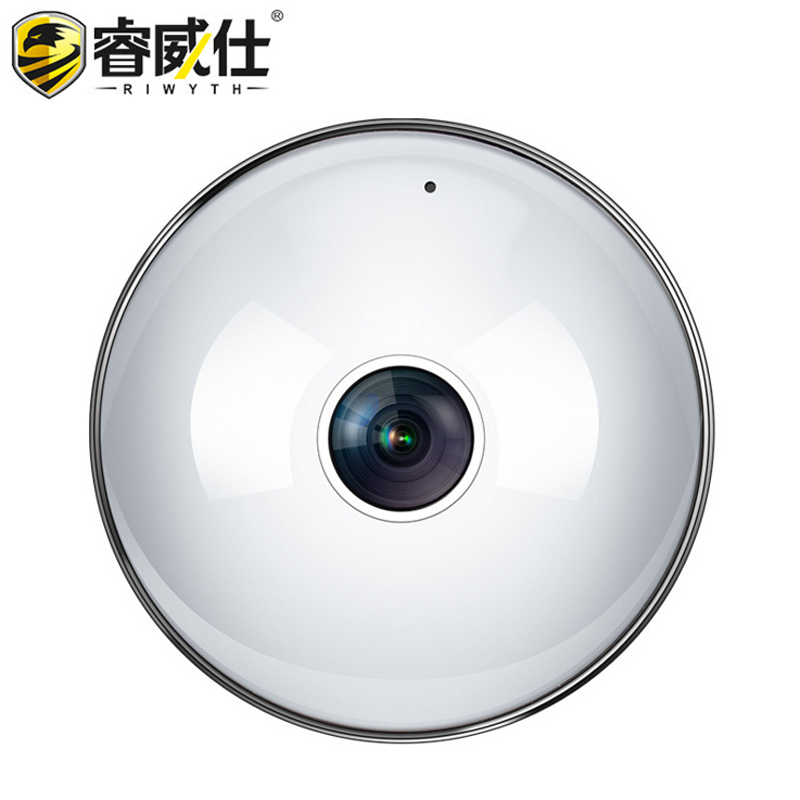 睿威仕灯泡全景摄像头360度广角手机无线远程监控家用摄像机不含卡