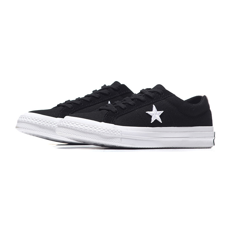 CONVERSE匡威低帮男女鞋中性板鞋2018夏季新款one star耐磨休闲鞋160600C 160600C黑色 41码