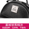 双肩背包女潮韩版mini新款小双肩包百搭迷你斜挎可爱个性2018 银灰色中号（可放下折叠伞）