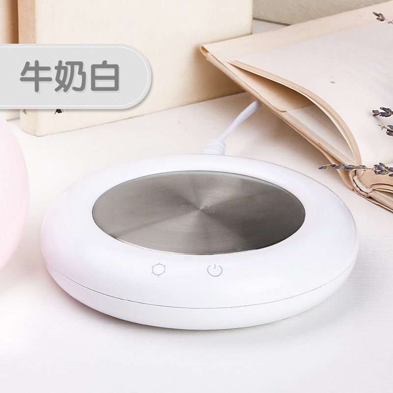 物生物(RELEA)带盖玻璃杯水杯创意过滤茶杯恒温宝套装蘑菇杯恒温宝套装掌 牛奶白