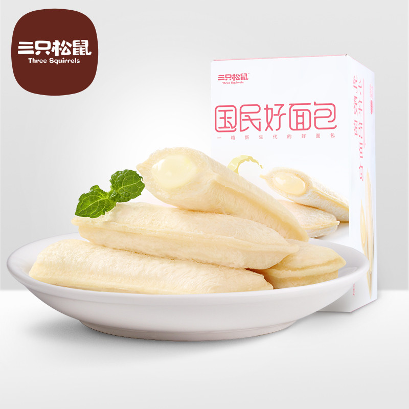 三只松鼠_乳酸菌面包520g
