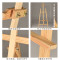 实木画架木制画板素描写 生套装支架式成人儿童美术油画架木质 1.55米+胡桃色