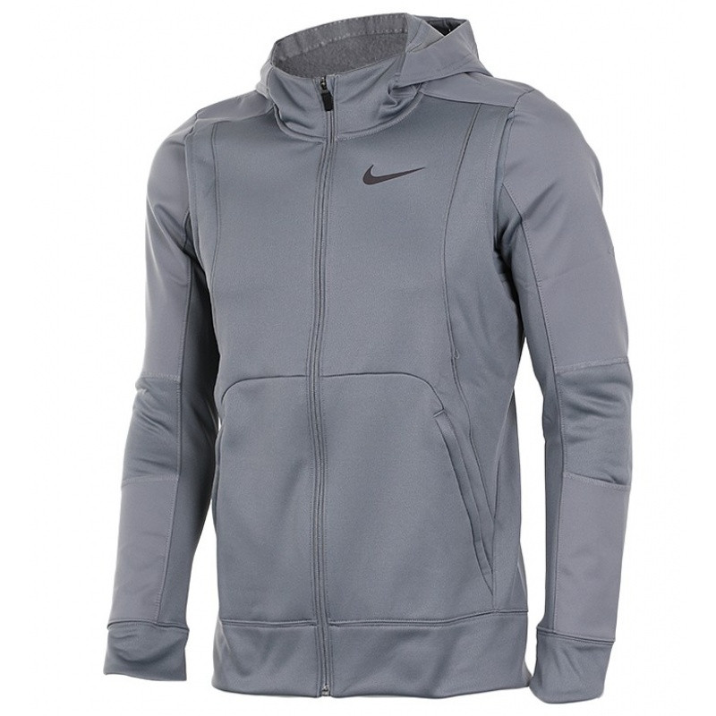 NIKE耐克THERMAHYPER男子连帽保暖运动夹克外套800038-039 XL 灰色