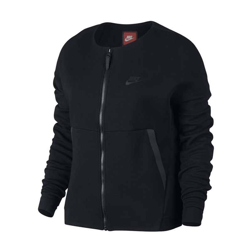 NIKE耐克女新款针织运动休闲女子夹克外套803586-010 S 803586-010