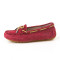 OZWEAR UGG OB150II 女鞋春夏舒适女豆豆鞋女鞋一脚蹬显瘦船鞋 栗色 38码