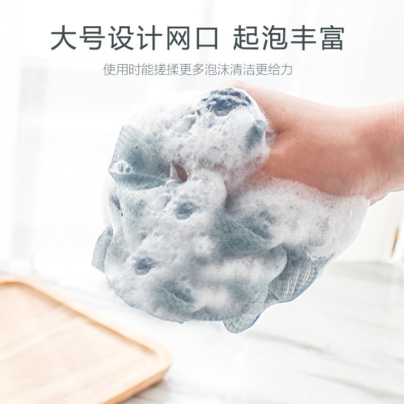茶花 颜色随机 单枚装 沐浴球 K05003（单位：袋）