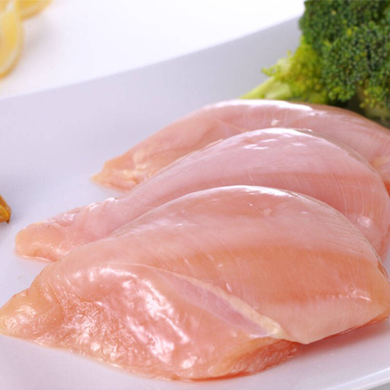 【博多客系列】生鲜鸡脯肉 鸡胸肉 1kg 分割无油干