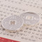 顺庆银楼 S999足银银币 铜钱币一帆风顺出入平安纯银送宝宝银吊坠