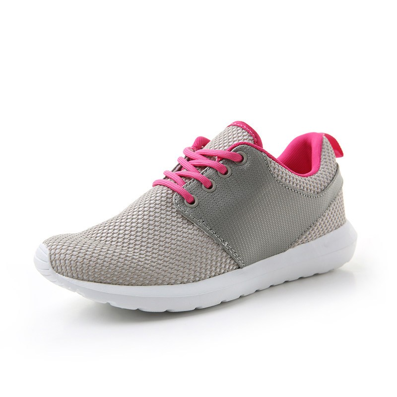 SHOEBOX/鞋柜休闲鞋拼接舒适系带运动单鞋女1116101095_1 灰色145 36