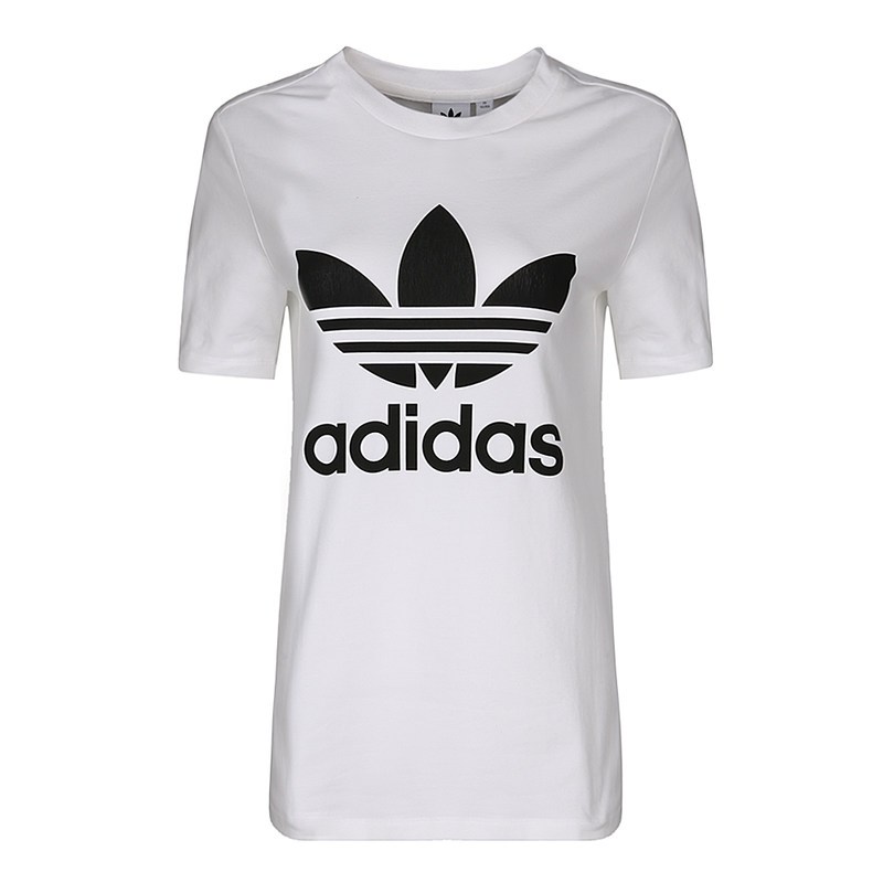 AdidasOriginals阿迪三叶草女子TREFOILTEE圆领短袖T恤 36 CV9889