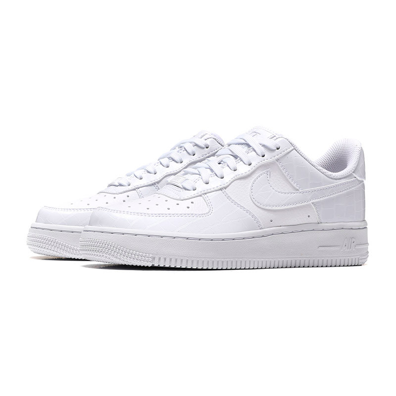 NIKE耐克女鞋板鞋AIR FROCE 1空军一号低帮运动鞋AO2132 AO2132-100白+白+白 36.5码