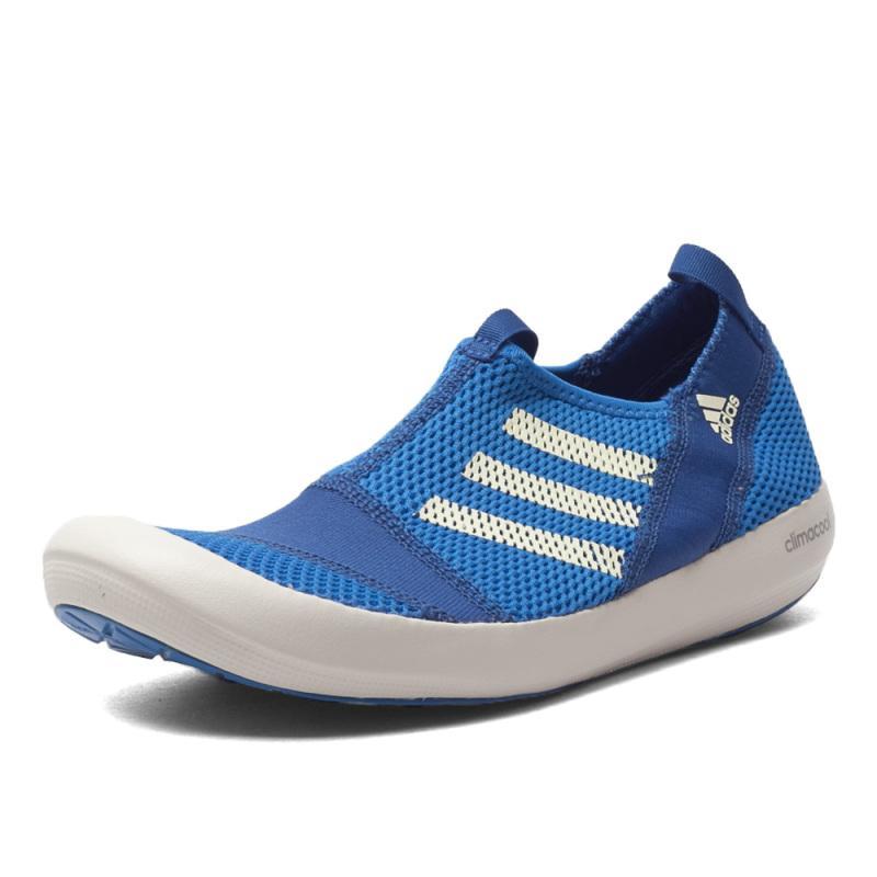 adidas阿迪达斯2018男子climacoolBOATSL徒步越野户外鞋AQ023_7 亮蓝/石膏白/蓝 44.5码