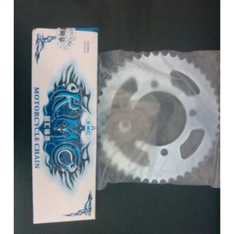 适用GZ150-A套链 三件套GZ125HS三件套 套链 链条GZ125HS 套链 配套厂