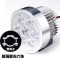 挖掘机大灯外置汽车货车铲车越野车工程工作射灯12V24V超亮 超强聚光六珠+支架