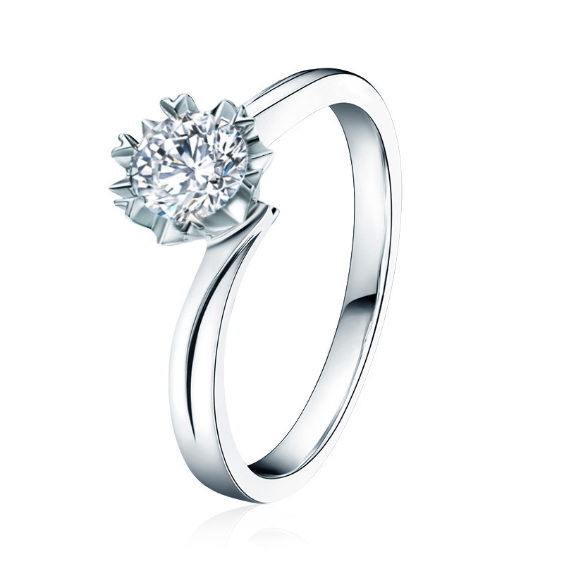 dr戴瑞darry钻戒正品专柜定制白18k/铂金女求婚/结婚/情侣克拉钻石女