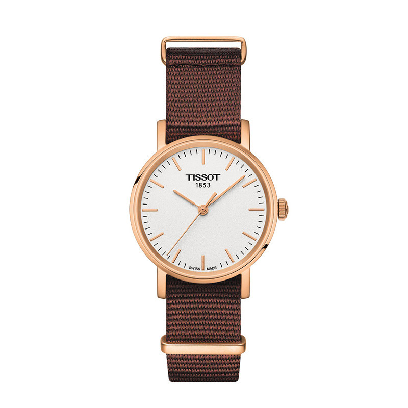Tissot天梭魅时系列尼龙带石英女表T109.210.37.031.00 女表T109.210.37.031.00